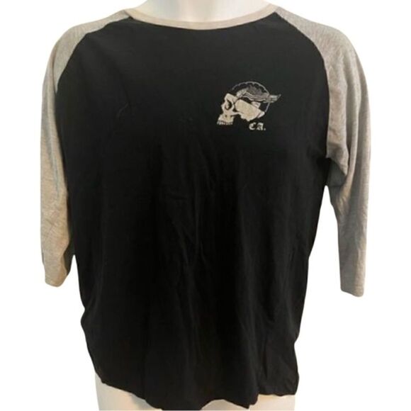 Los Angeles California Scambler Biker Baseball Shirt. 3/4 Sleeves. - Picture 2 of 6
